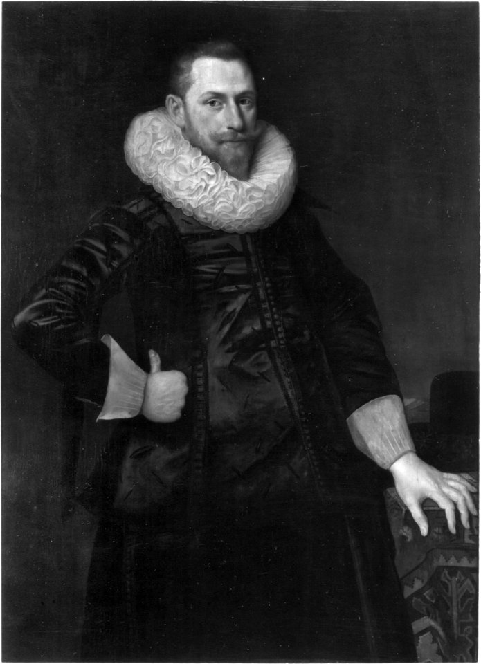 Portrait of Dirck Corver by Cornelis van der Voort Rijksdienst voor het Cultureel Erfgoed B2540