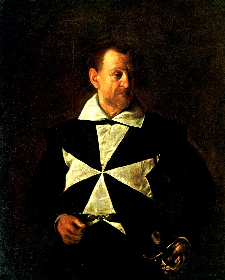 Portrait of Fra Antonio Martelli-Caravaggio (1610)
