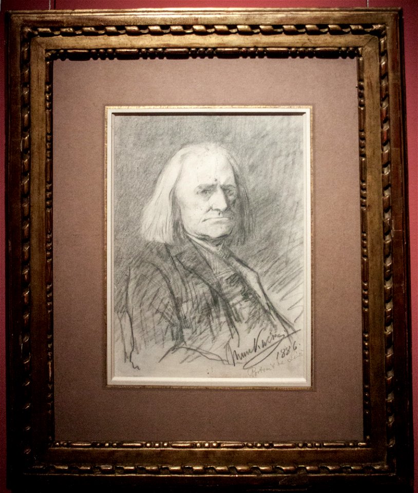 Portrait of Franz Liszt - Munkácsy 2020-08-11