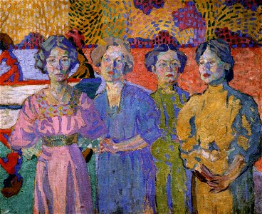 Portrait of Four by Aristarkh Lentulov (1906)
