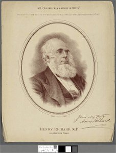 Portrait of Henry Richard, M.P. for Merthyr Tydfil (4671880)