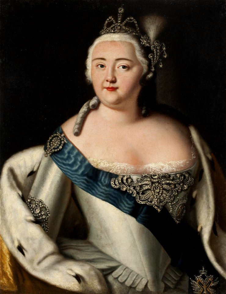 Portrait of Empress Elizabeth Petrovna (1709-1761)