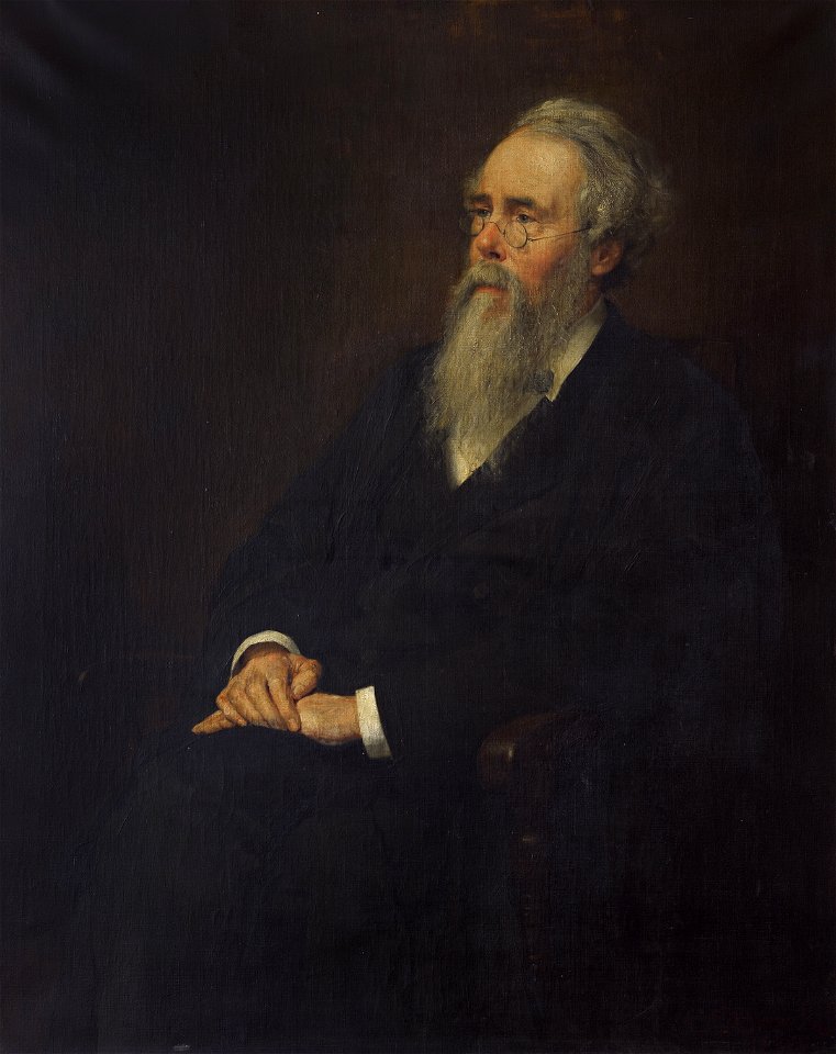 Portrait of Edward Byles Cowell by Charles Edmund Brock-1905