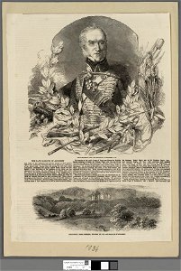Portrait of Field-Marshall the late Marquis of Anglesey, K.G. ; Beaudesert, near Lichfield, the seat of the late Marquis of Anglesey (4671734)
