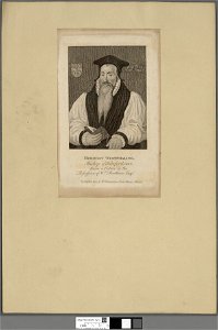 Portrait of Herbert Westphaling, Bishop of Hereford, 1585 (4672149)