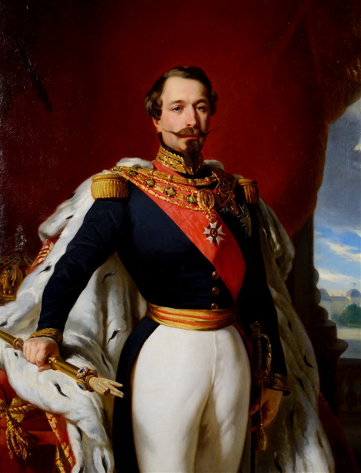 Portrait of Emperor Napoleon III of France in Coronation Robes, by ...