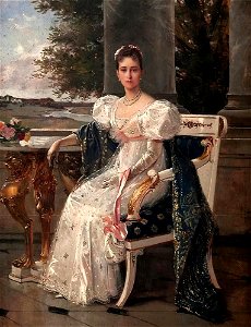 Portrait of Grand Duchess Elisabeth Feodorovna by François Flameng