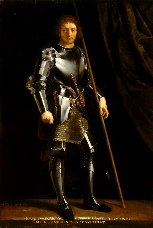 Portrait of Gaston of Foix, Duke of Nemours (1489–1512), by Philippe de Champaigne - Palace of Versailles