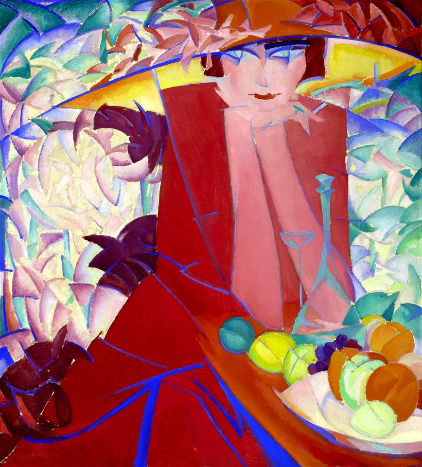 Portrait of Else Berg (1877-1942), by Leo Gestel