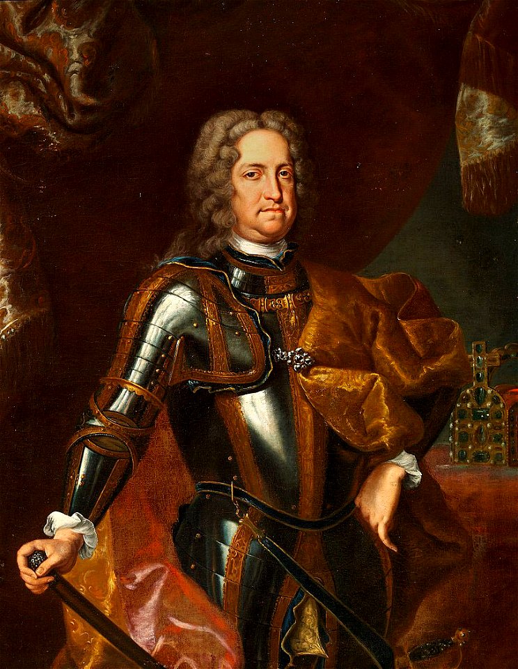 Portrait of Emperor Charles VI in armour