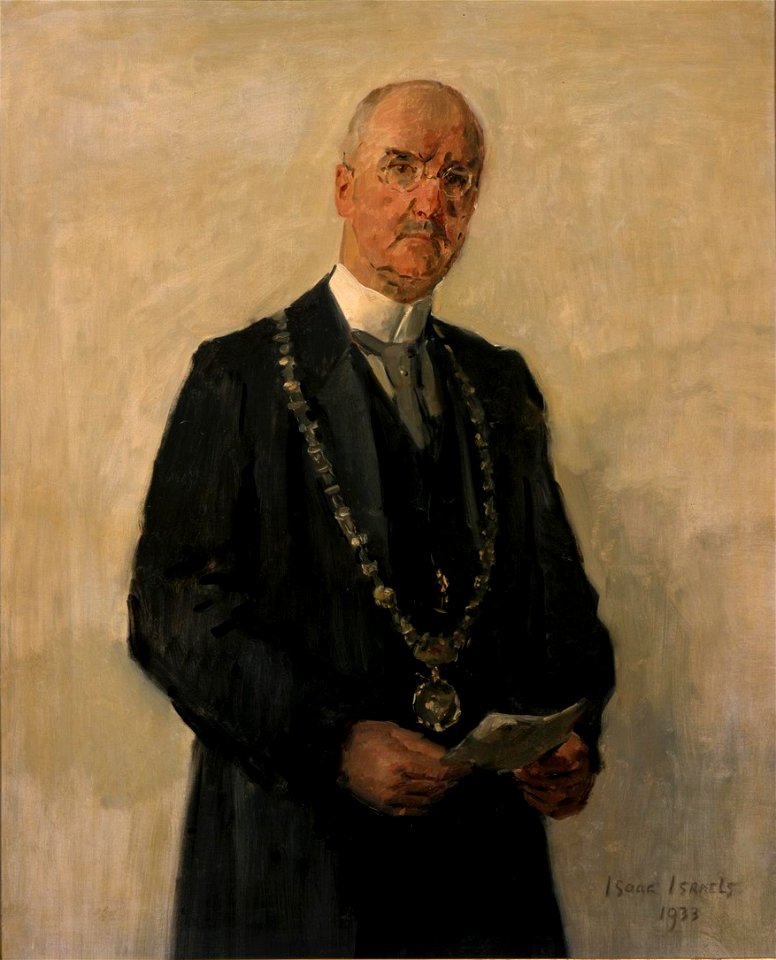 Portrait of J.P. Fockema Andreae by Isaac Israëls Centraal Museum 29417