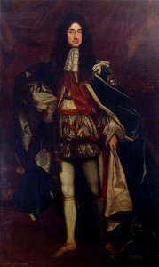 Portrait of H.M. King Charles II of England in Garter Robes. Free illustration for personal and commercial use.