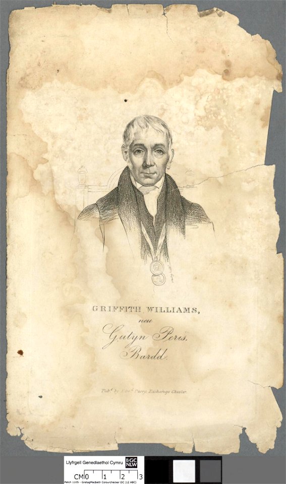 Portrait of Griffith Williams, neu Gutyn Peris, bardd (4674294)