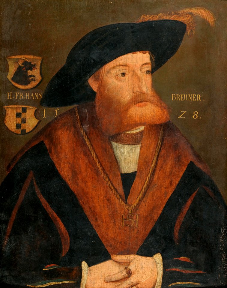 Portrait of Hans Breuner 1528
