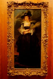 Portrait of Helena Fourment, by Rubens. Free illustration for personal and commercial use.