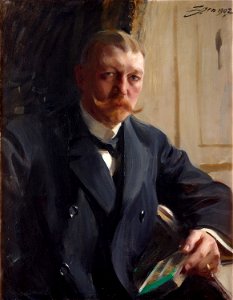 Portrait of Franz Heiss by Anders Zorn 1902