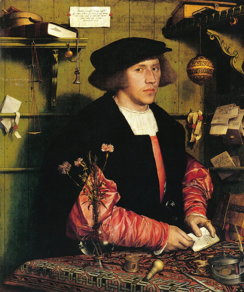 Portrait of Georg Gisze, by Hans Holbein the Younger