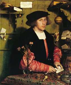 Portrait of Georg Gisze, by Hans Holbein the Younger