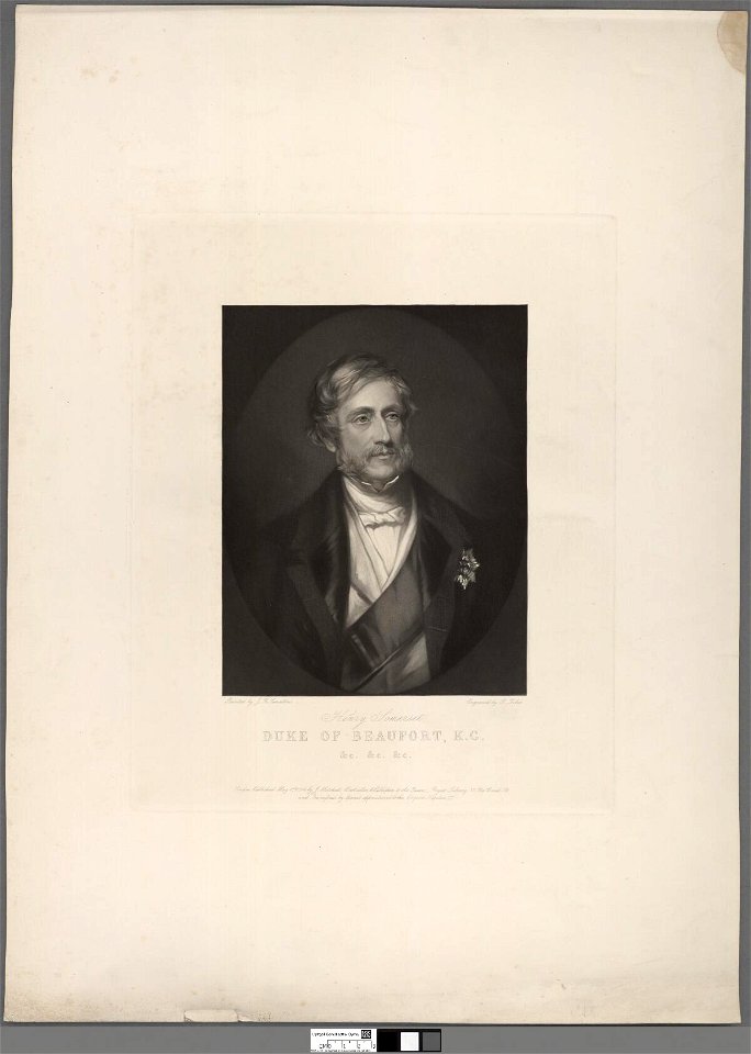 Portrait of Henry Somerset, Duke of Beaufort, K. G. . . (4674721)