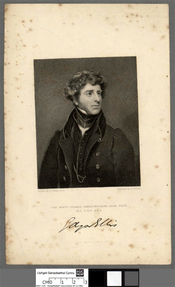 Portrait of Honble. George-James-Welbore Agar Ellis, M.P (4674107)