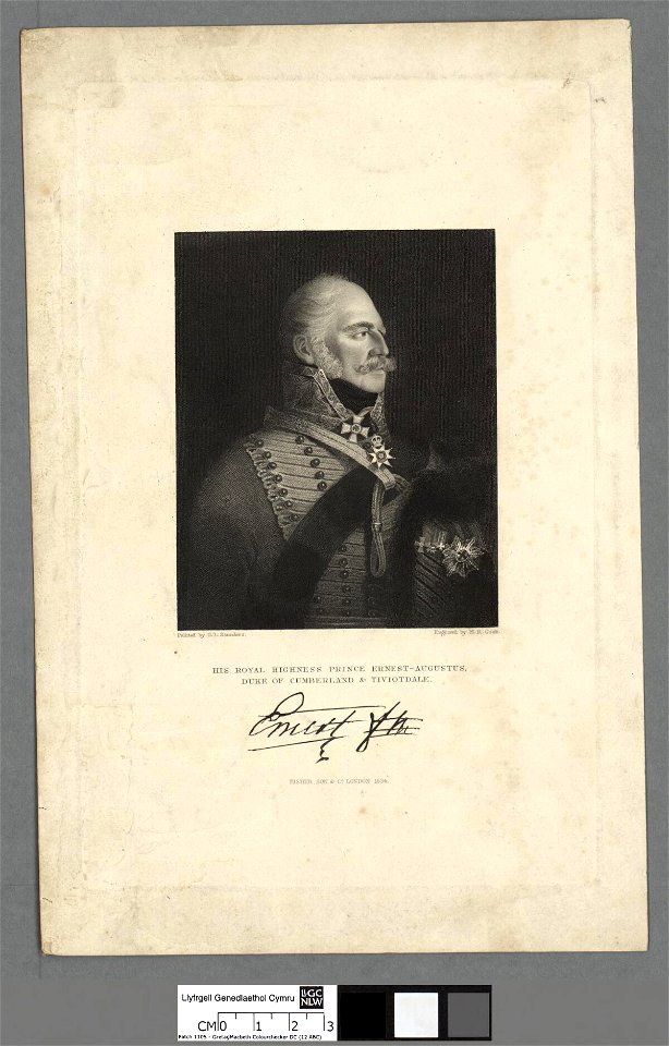 Portrait of His Royal Highness Prince Ernest-Augustus, Duke of Cumberland & Tiviotdale (4670671)