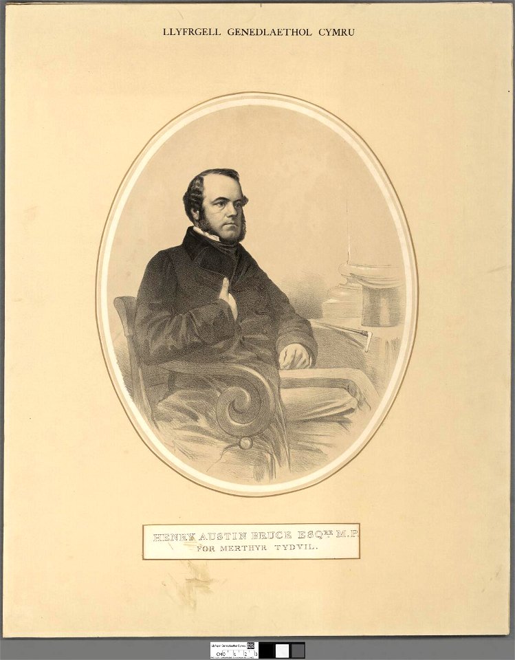 Portrait of Henry Austin Bruce Esqre. M.P. for Merthyr Tydvil (4672231)