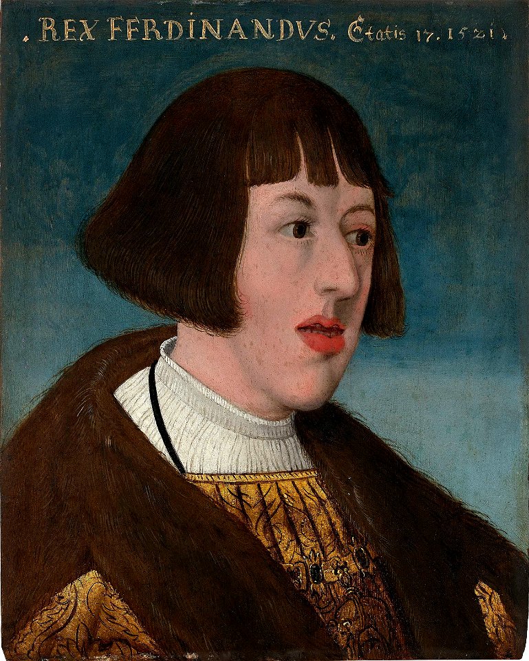 Portrait of Ferdinand I, Holy Roman Emperor (1503–1564), at age of 17 (by German School, early 16th Century)