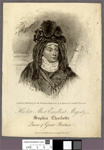 Portrait of Her most excellent majesty Sophia Charlotte Queen of Great Britain (4672426)