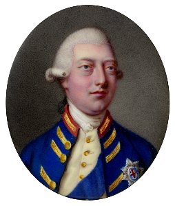 Portrait of George III by Johann Heinrich von Hurter. Free illustration for personal and commercial use.