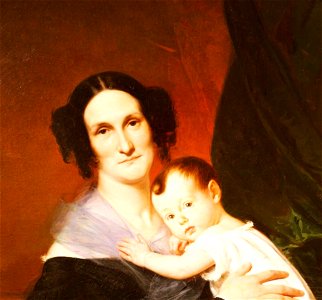 Portrait of Italian operatic singer Teresa Pinotti, wife of Luigi Lablache