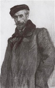 Portrait of Isaac Levitan by Valentin Serov (1900)