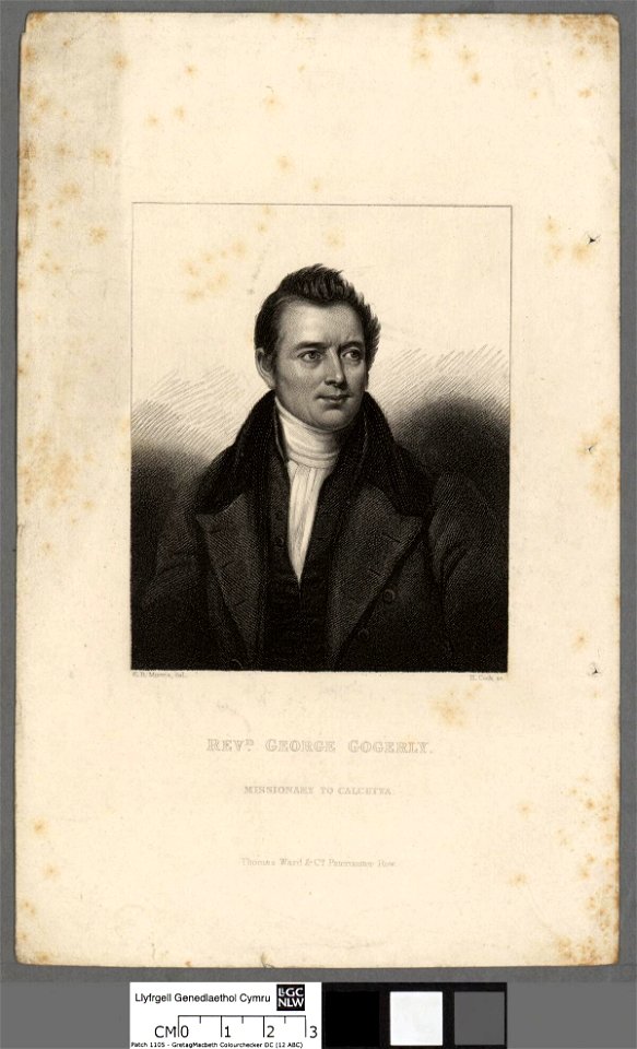 Portrait of George Gogerly, missionary to Calcutta (4669751)