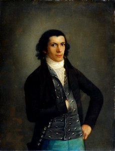 Portrait of Isidro González Velázquez by Agustín Esteve