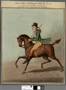 Portrait of How to ride with elegance thro' the streets (4671653)
