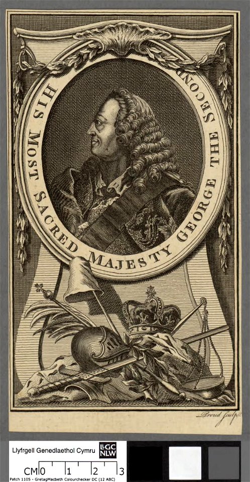 Portrait of His most sacred majesty George the second (4672489)