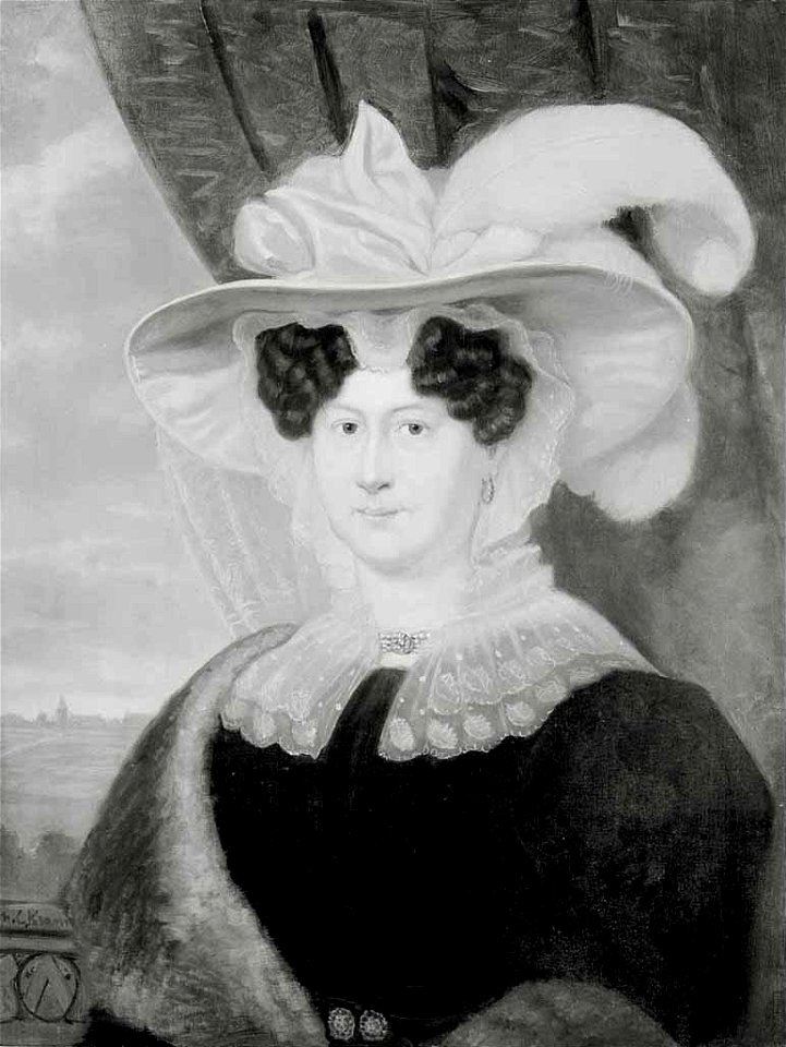 Portrait of Johanna van Starckenborch after Christiaan Kramm Centraal Museum 2395