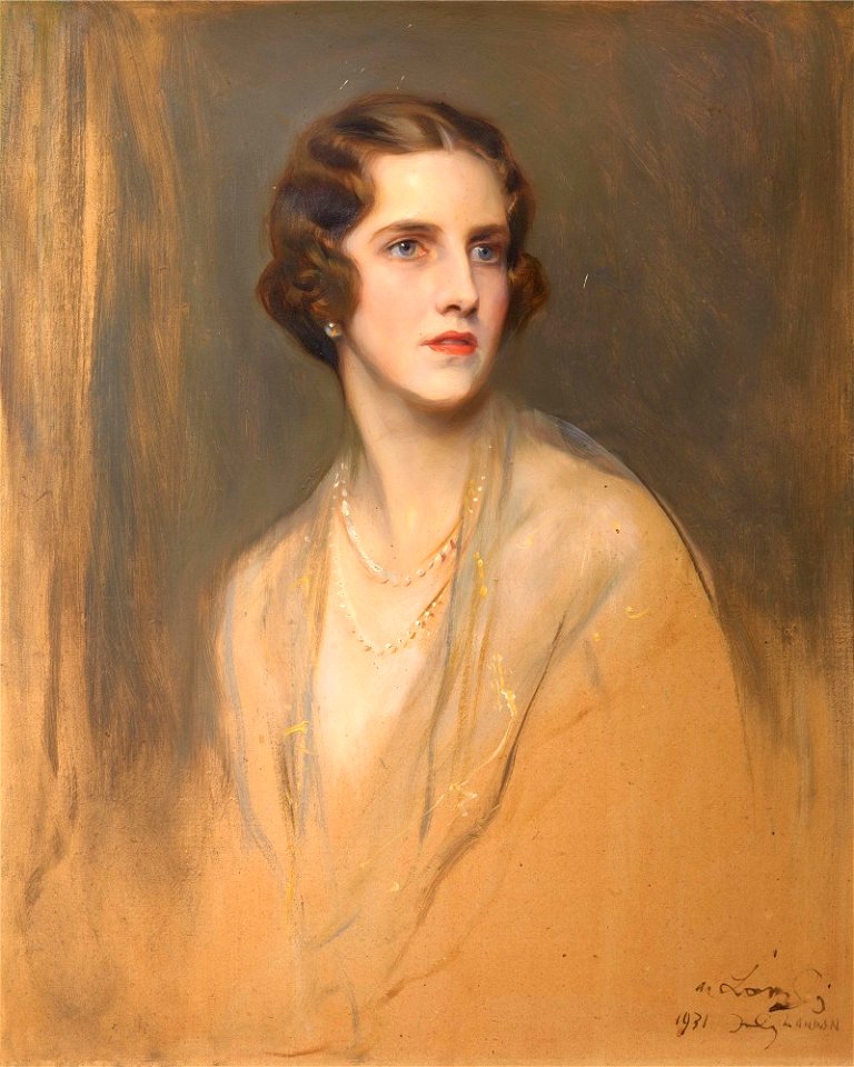 Portrait of Irene of Greece, Duchess of Aosta