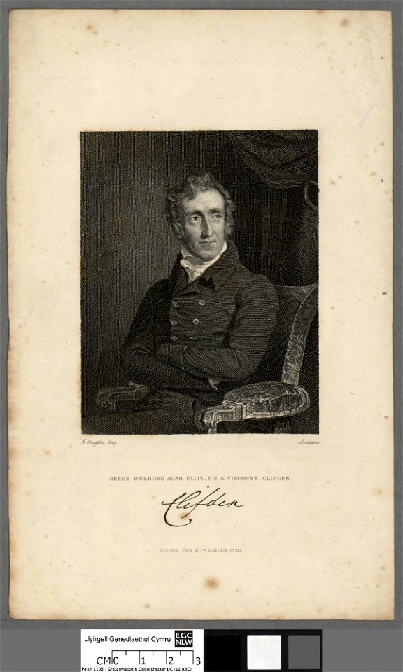 Portrait of Henry Welbore Agar Ellis, F.S.A. Viscount Clifden (4674110)