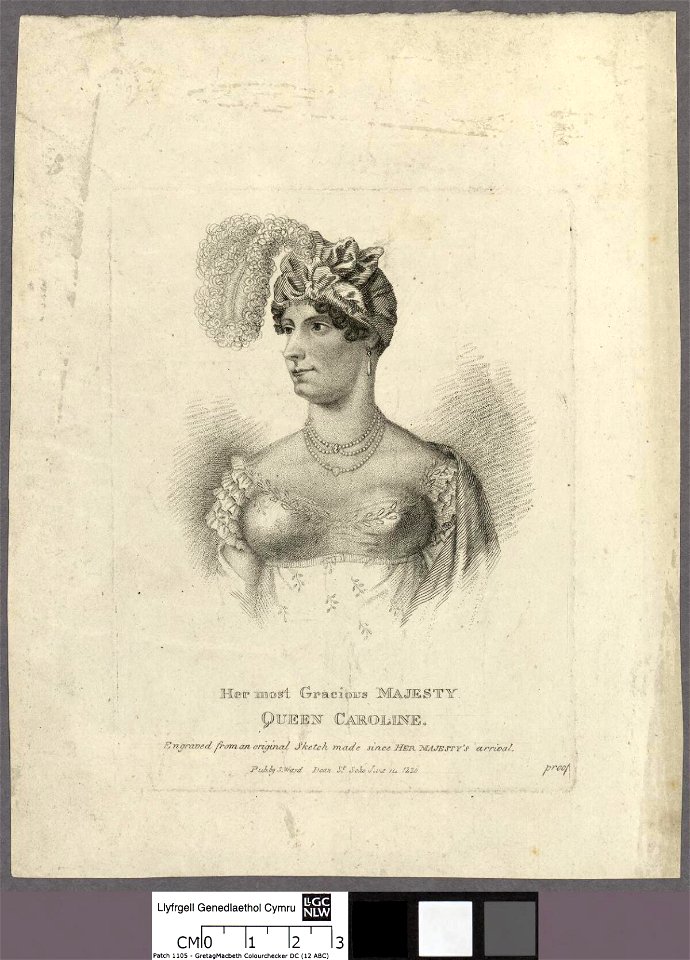 Portrait of Her most gracious Queen Caroline (4669683)
