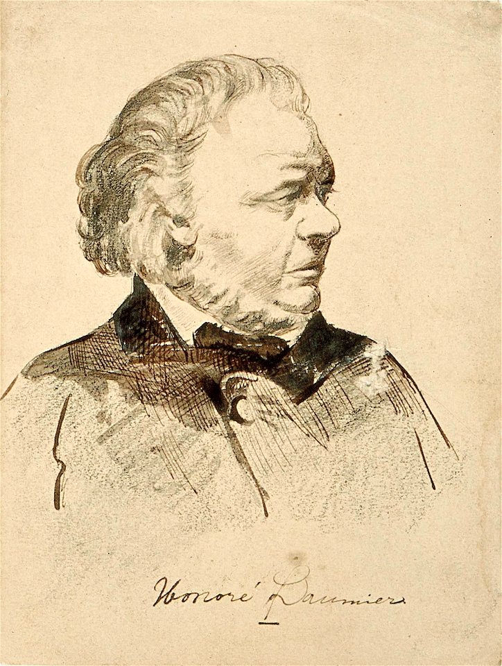 Portrait of Honoré Daumier by Theo van Doesburg Centraal Museum AB4335