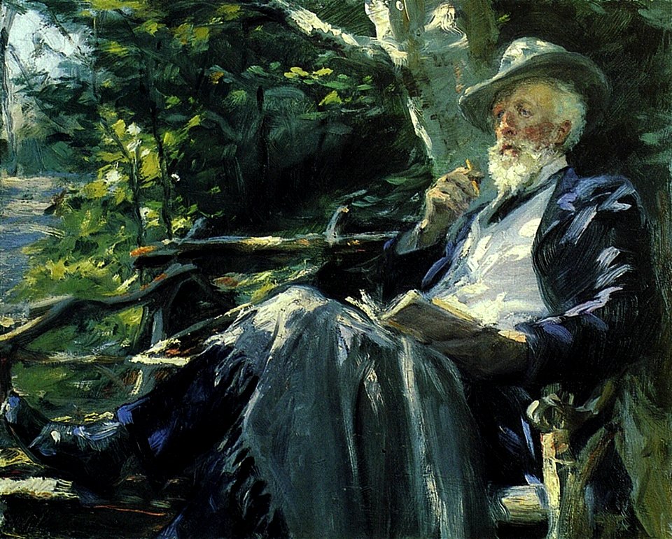 Portrait of Holger Drachmann (P. S. Krøyer)