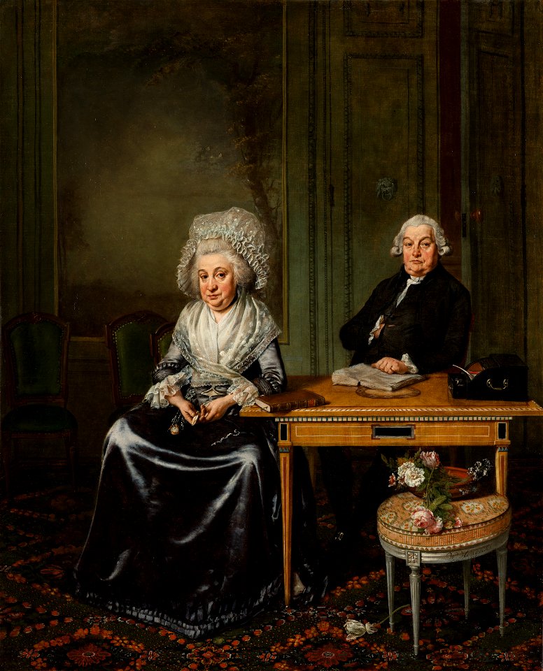 Portrait of Jacob Feitama and Elisabeth de Haan by Wybrand Hendriks Mauritshuis 827