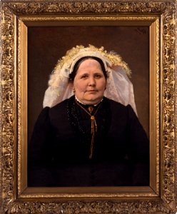 Portrait of Johanna Catharina Verheyen by Carel Frederik Cordes Limburgs Museum G10376