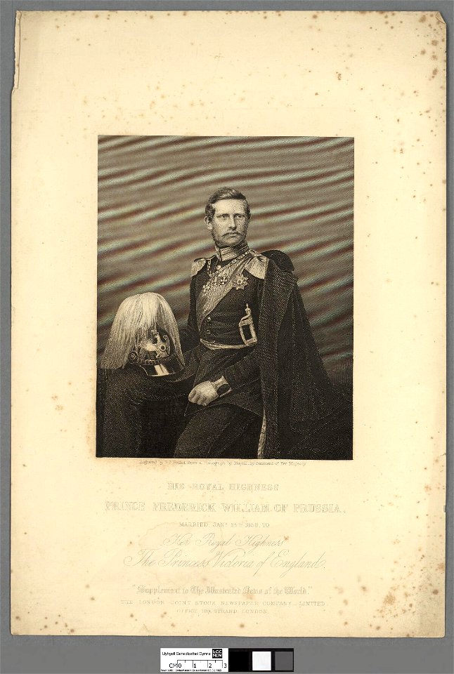 Portrait of His Royal Highness Prince Frederick William of Prussia, married January 25th. 1858, to Her Royal Highness The Princess Victoria of England (4670737)