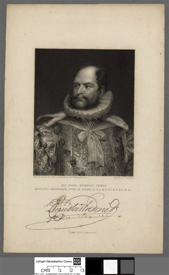 Portrait of His Royal Highness Prince AugustuS - Frederick (4672395)