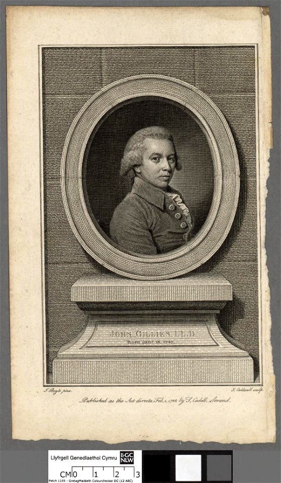 Portrait of John Gillies LL.D., born Jany. 18 1747 (4672880)
