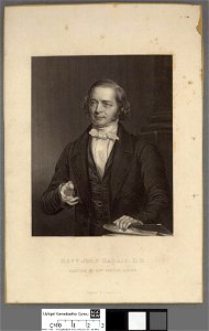 Portrait of John Harris, D.D. principal of New College, London (4672562)