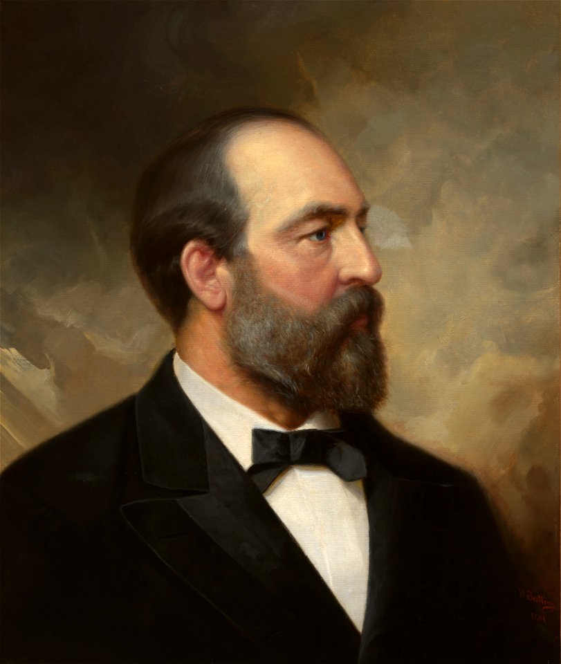 Portrait of James Garfield (by Ole Peter Hansen Balling)