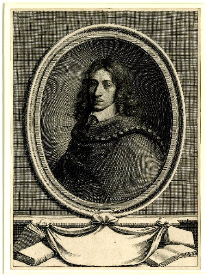 Portrait of John Evelyn by Robert Nanteuil 1650