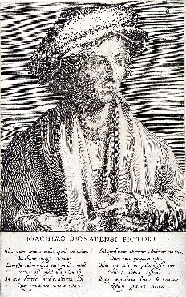 Portrait of Joachim Patinir by Cornelis Cort 004